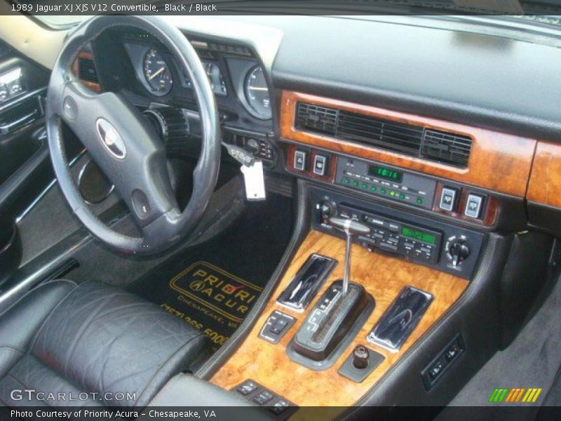 Black Interior - 1989 XJ XJS V12 Convertible 
