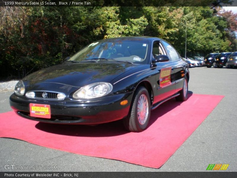 Black / Prairie Tan 1999 Mercury Sable LS Sedan