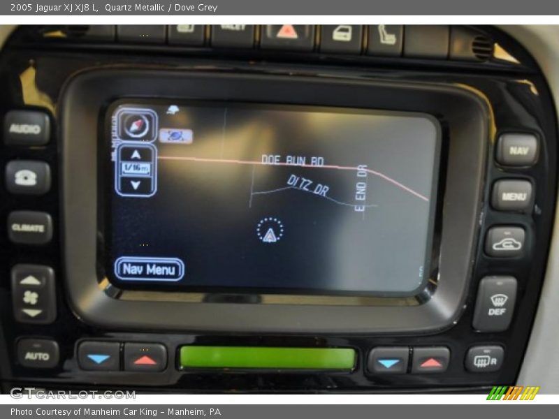 Navigation of 2005 XJ XJ8 L