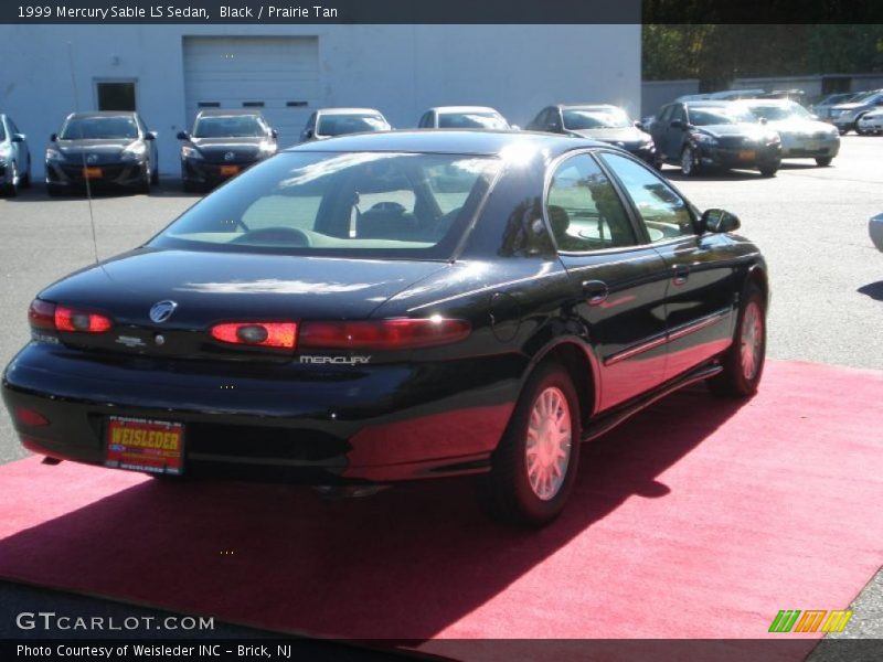 Black / Prairie Tan 1999 Mercury Sable LS Sedan