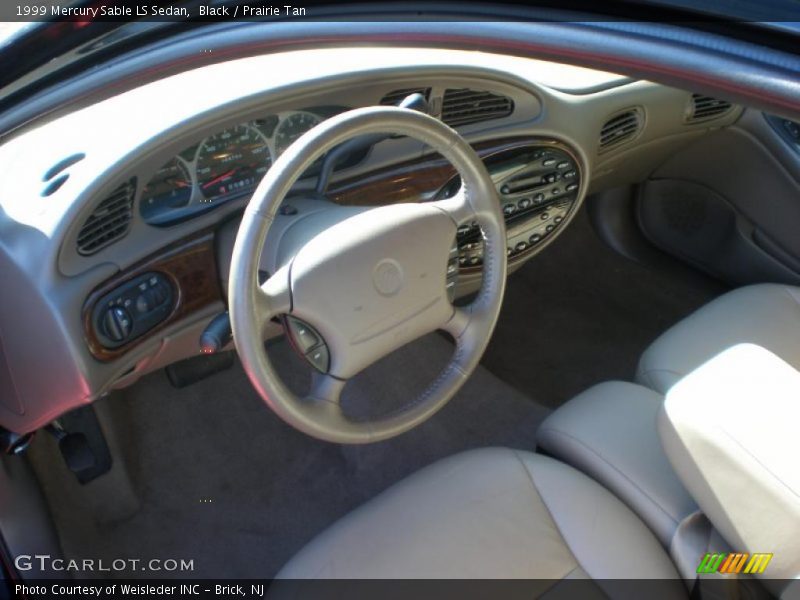 Black / Prairie Tan 1999 Mercury Sable LS Sedan