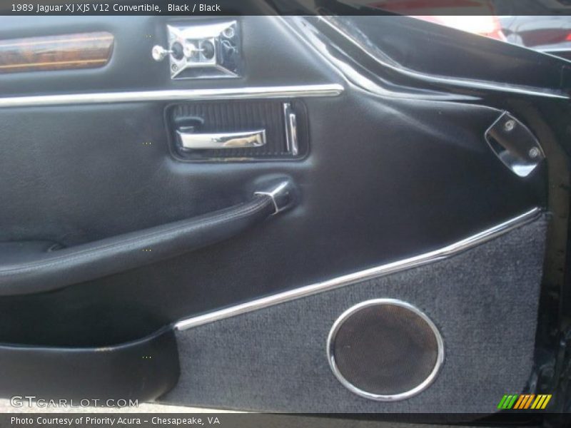 Black / Black 1989 Jaguar XJ XJS V12 Convertible
