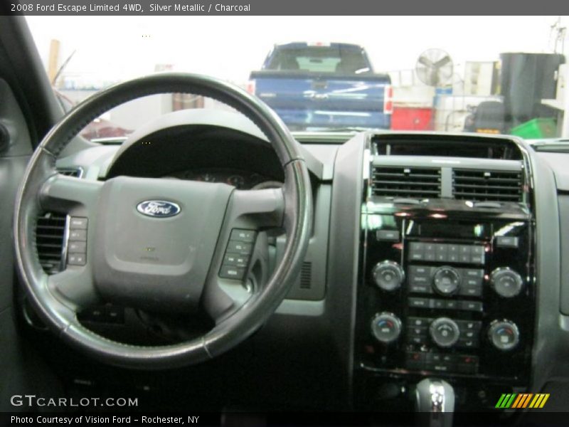 Silver Metallic / Charcoal 2008 Ford Escape Limited 4WD