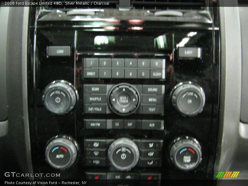 Silver Metallic / Charcoal 2008 Ford Escape Limited 4WD