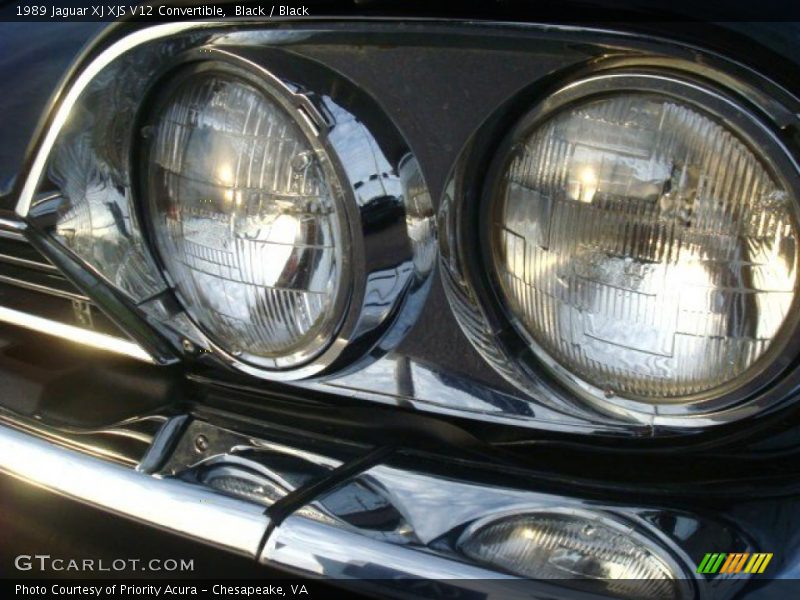 Black / Black 1989 Jaguar XJ XJS V12 Convertible