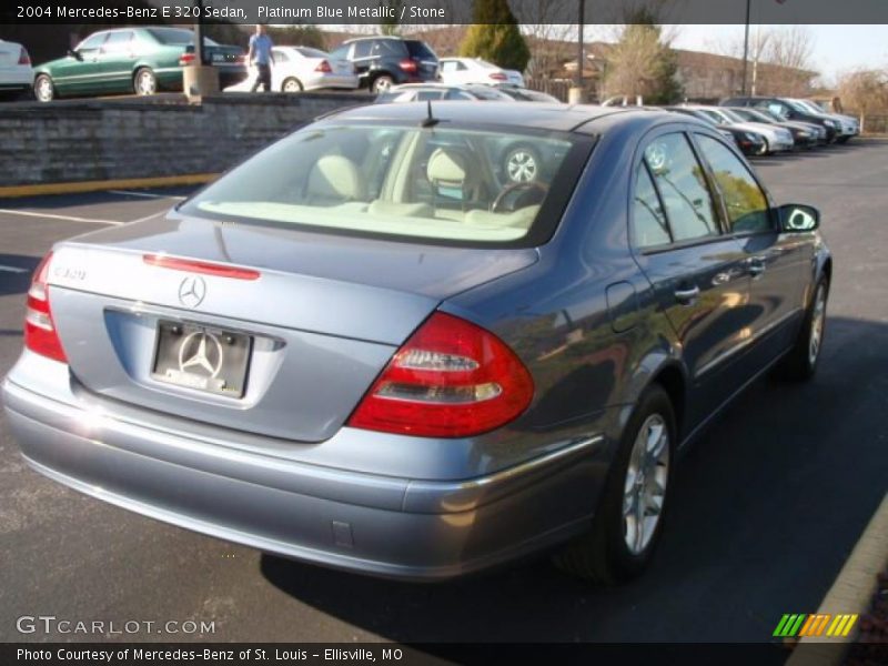 Platinum Blue Metallic / Stone 2004 Mercedes-Benz E 320 Sedan