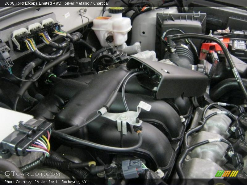 Silver Metallic / Charcoal 2008 Ford Escape Limited 4WD