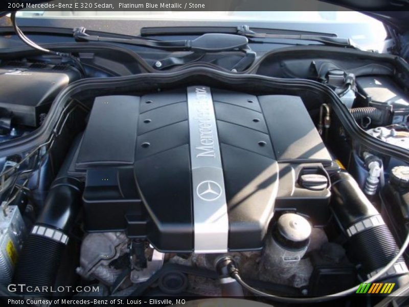 Platinum Blue Metallic / Stone 2004 Mercedes-Benz E 320 Sedan