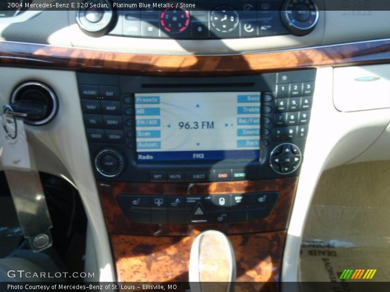 Platinum Blue Metallic / Stone 2004 Mercedes-Benz E 320 Sedan