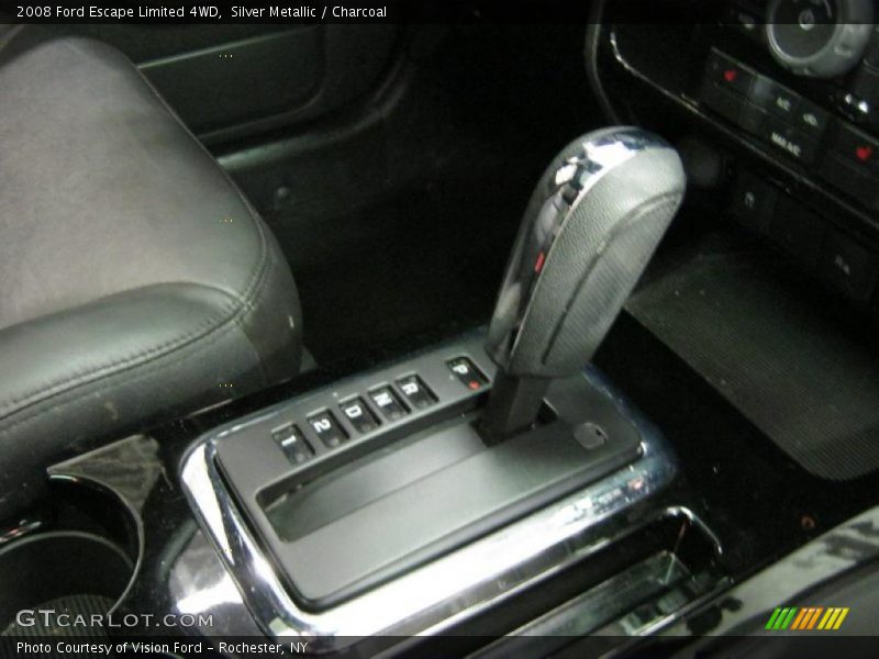 Silver Metallic / Charcoal 2008 Ford Escape Limited 4WD