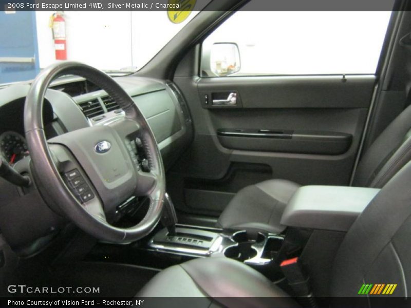 Silver Metallic / Charcoal 2008 Ford Escape Limited 4WD
