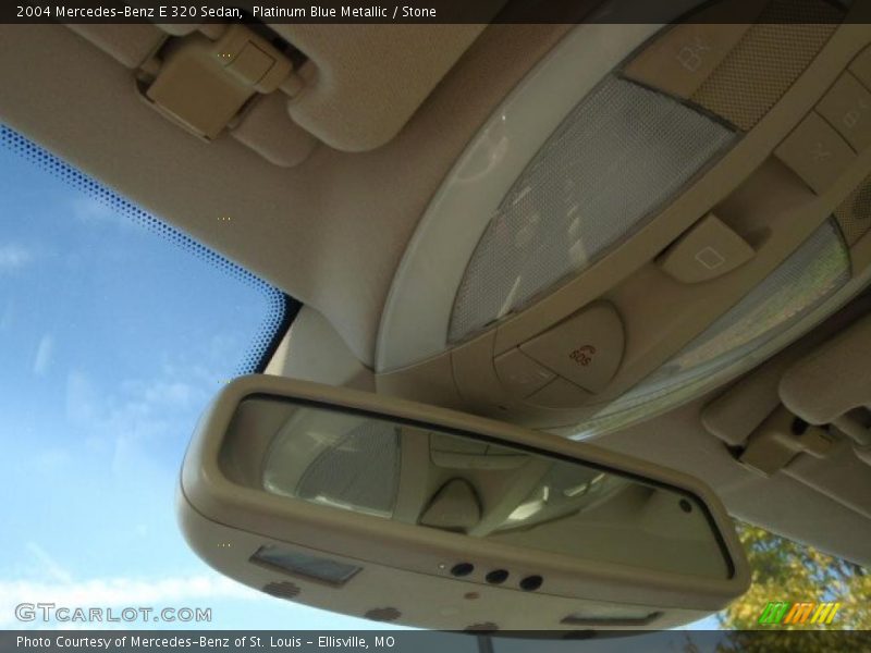 Platinum Blue Metallic / Stone 2004 Mercedes-Benz E 320 Sedan