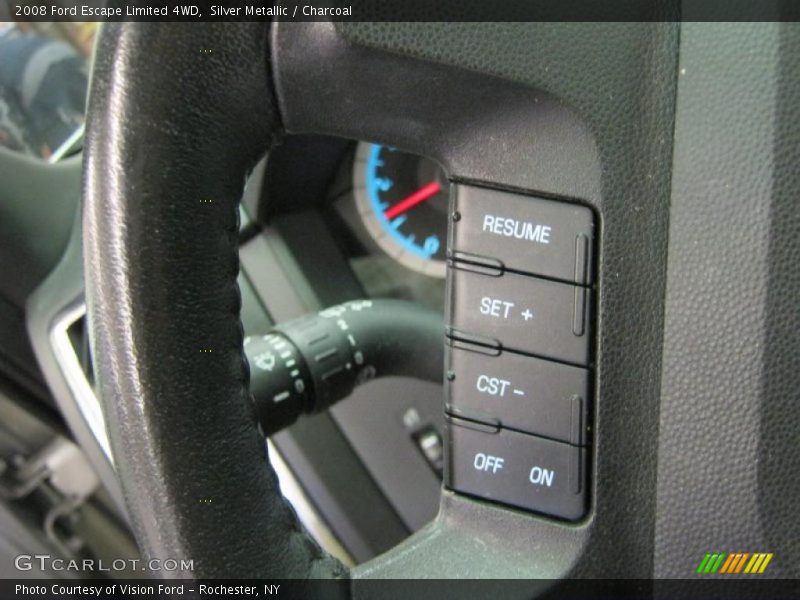 Silver Metallic / Charcoal 2008 Ford Escape Limited 4WD