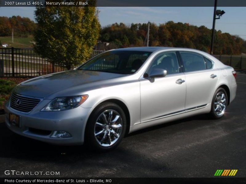Mercury Metallic / Black 2007 Lexus LS 460 L