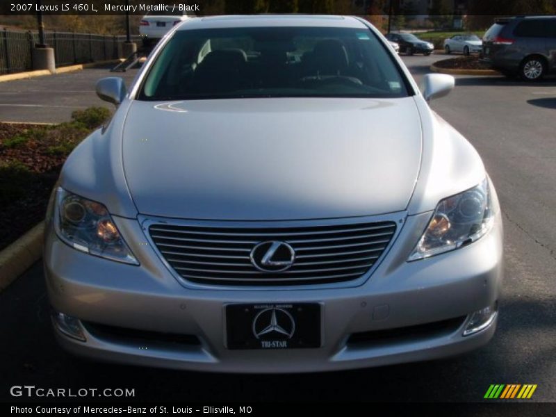 Mercury Metallic / Black 2007 Lexus LS 460 L