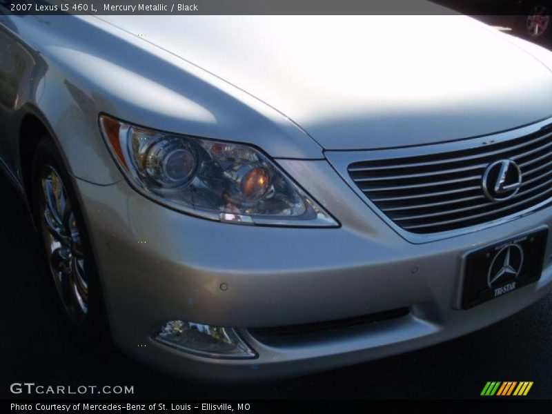 Mercury Metallic / Black 2007 Lexus LS 460 L