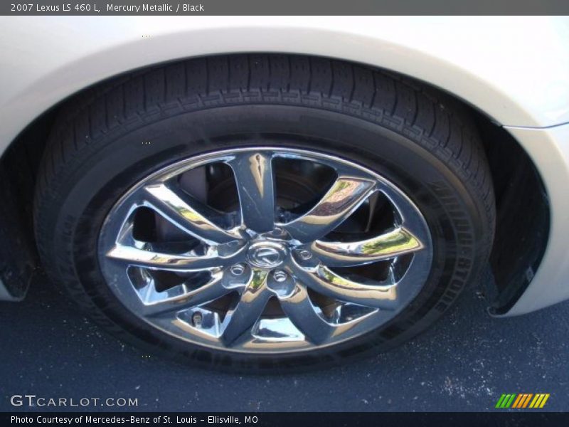 Mercury Metallic / Black 2007 Lexus LS 460 L