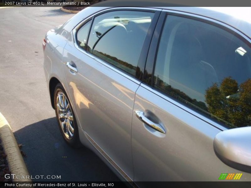 Mercury Metallic / Black 2007 Lexus LS 460 L