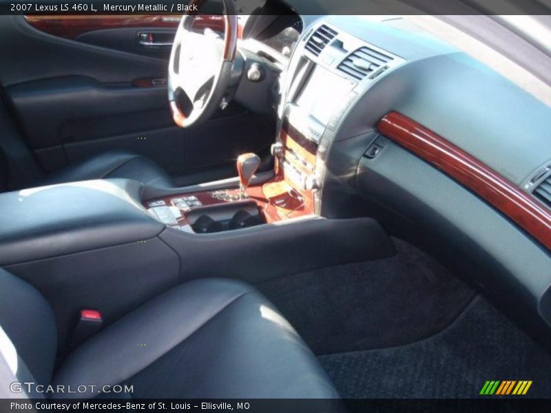 Mercury Metallic / Black 2007 Lexus LS 460 L