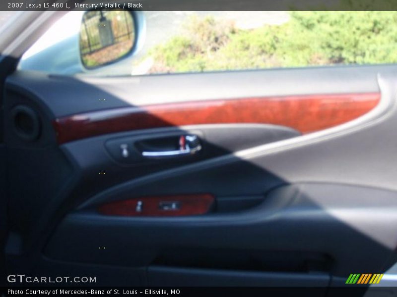 Mercury Metallic / Black 2007 Lexus LS 460 L