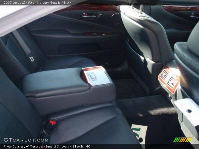 Mercury Metallic / Black 2007 Lexus LS 460 L