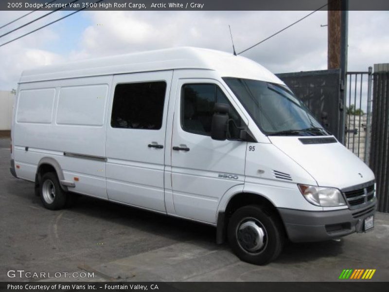 Front 3/4 View of 2005 Sprinter Van 3500 High Roof Cargo
