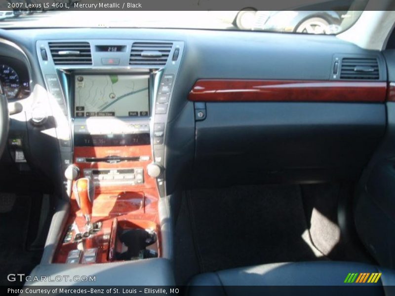 Mercury Metallic / Black 2007 Lexus LS 460 L