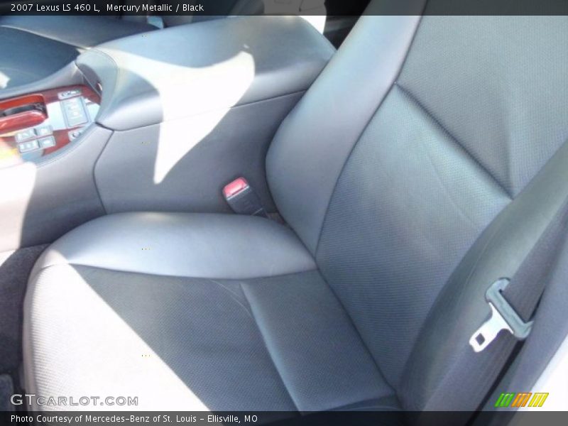 Mercury Metallic / Black 2007 Lexus LS 460 L