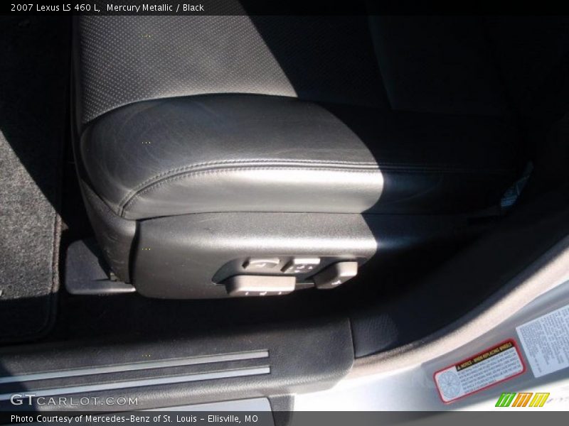 Mercury Metallic / Black 2007 Lexus LS 460 L