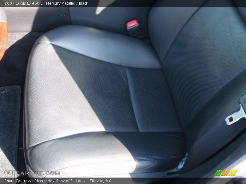 Mercury Metallic / Black 2007 Lexus LS 460 L