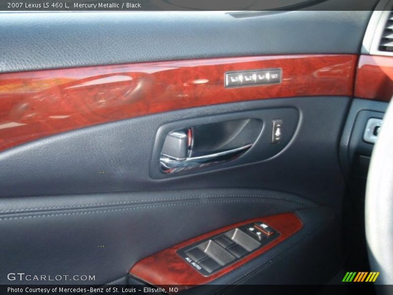 Mercury Metallic / Black 2007 Lexus LS 460 L