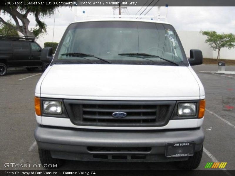 Oxford White / Medium Flint Grey 2006 Ford E Series Van E350 Commercial