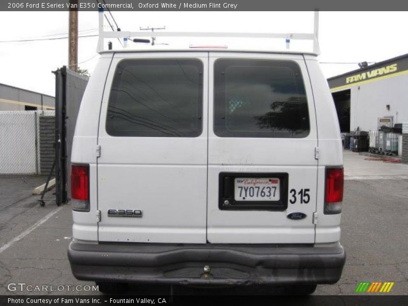 Oxford White / Medium Flint Grey 2006 Ford E Series Van E350 Commercial
