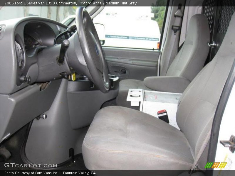 Oxford White / Medium Flint Grey 2006 Ford E Series Van E350 Commercial