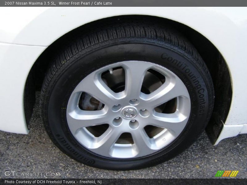 Winter Frost Pearl / Cafe Latte 2007 Nissan Maxima 3.5 SL