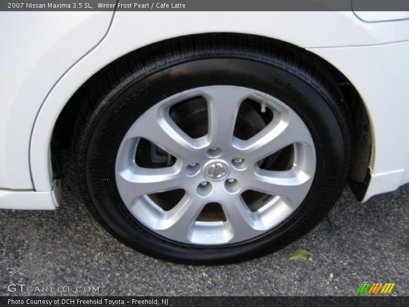 Winter Frost Pearl / Cafe Latte 2007 Nissan Maxima 3.5 SL