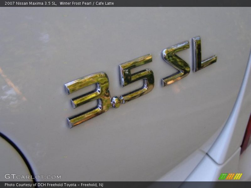 Winter Frost Pearl / Cafe Latte 2007 Nissan Maxima 3.5 SL