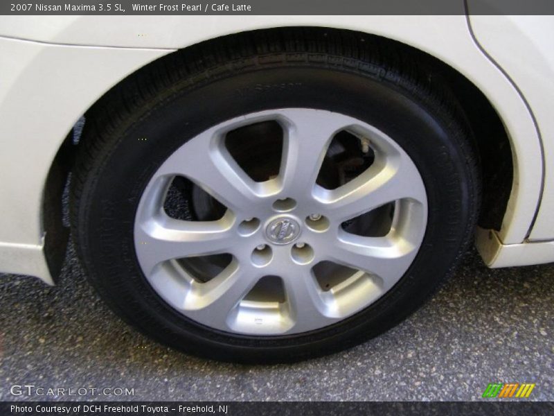 Winter Frost Pearl / Cafe Latte 2007 Nissan Maxima 3.5 SL
