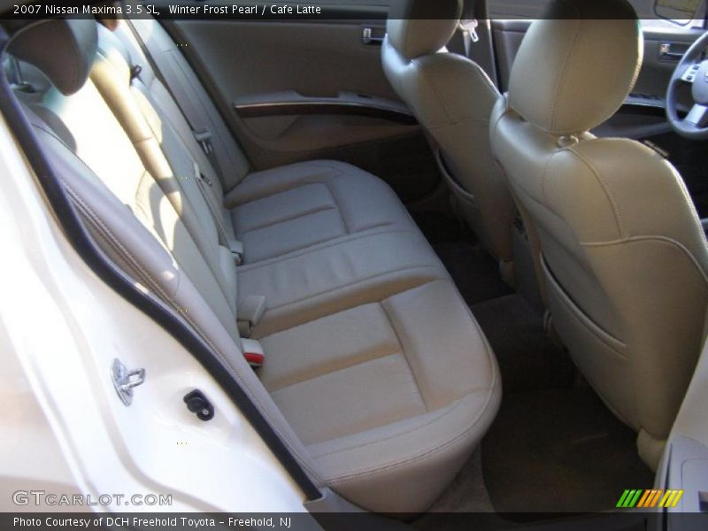 Winter Frost Pearl / Cafe Latte 2007 Nissan Maxima 3.5 SL