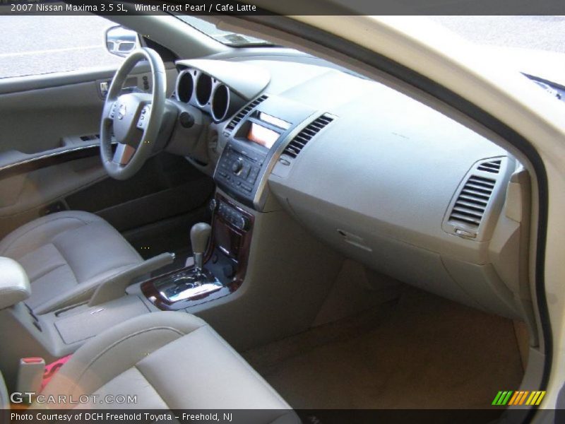 Winter Frost Pearl / Cafe Latte 2007 Nissan Maxima 3.5 SL