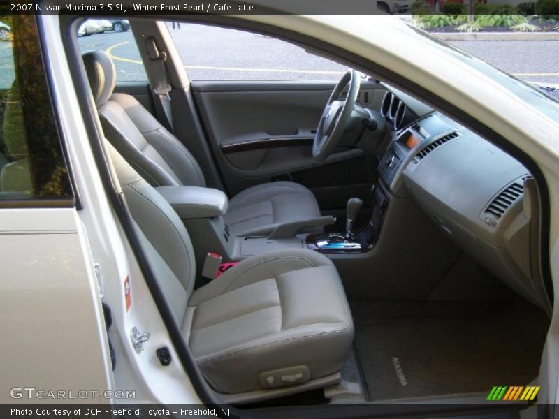 Winter Frost Pearl / Cafe Latte 2007 Nissan Maxima 3.5 SL
