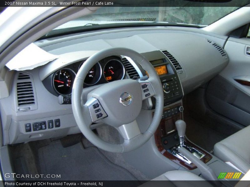 Winter Frost Pearl / Cafe Latte 2007 Nissan Maxima 3.5 SL