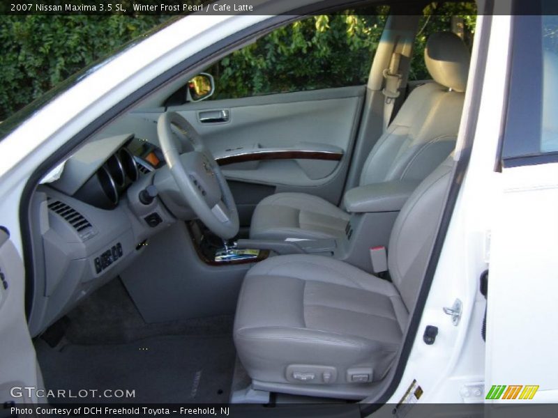 Winter Frost Pearl / Cafe Latte 2007 Nissan Maxima 3.5 SL