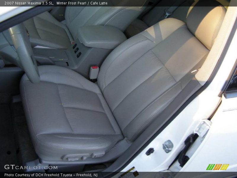 Winter Frost Pearl / Cafe Latte 2007 Nissan Maxima 3.5 SL