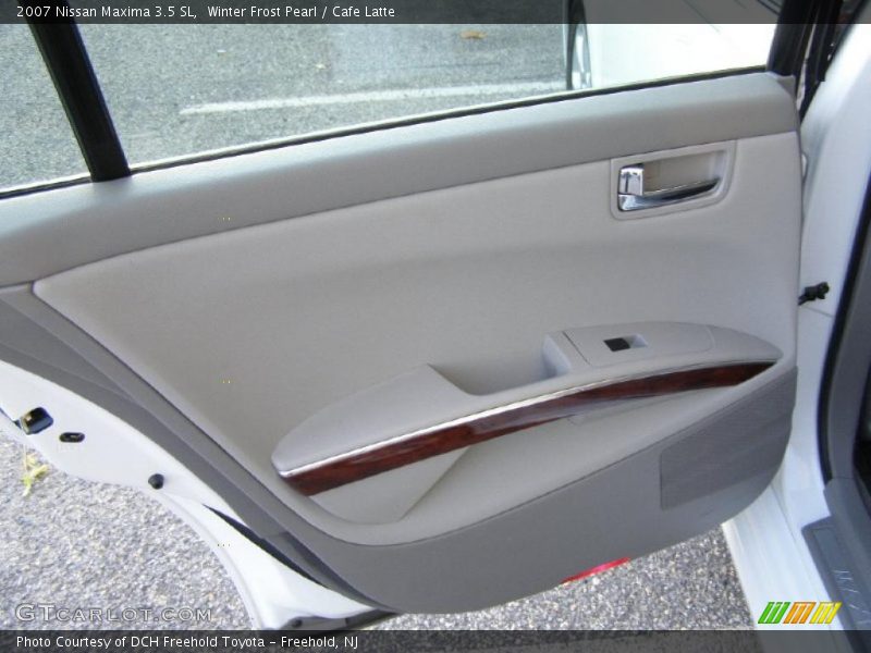 Winter Frost Pearl / Cafe Latte 2007 Nissan Maxima 3.5 SL