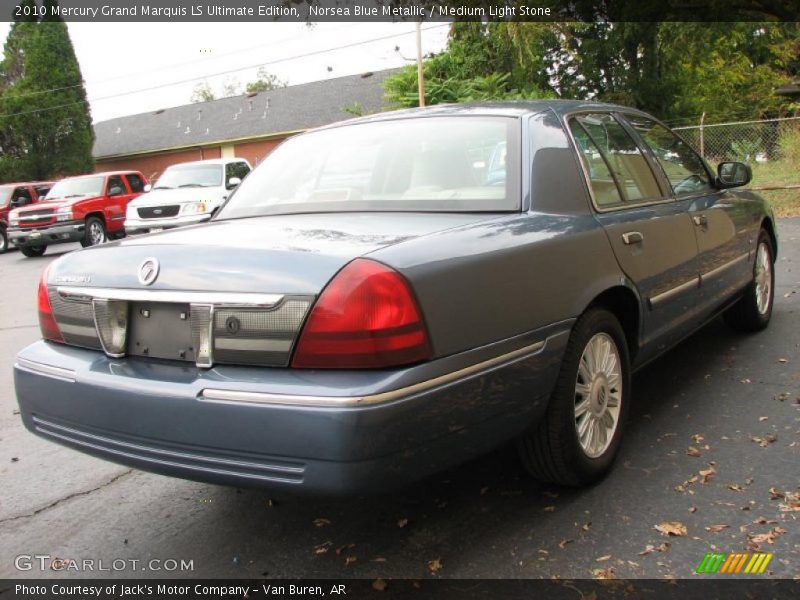 Norsea Blue Metallic / Medium Light Stone 2010 Mercury Grand Marquis LS Ultimate Edition