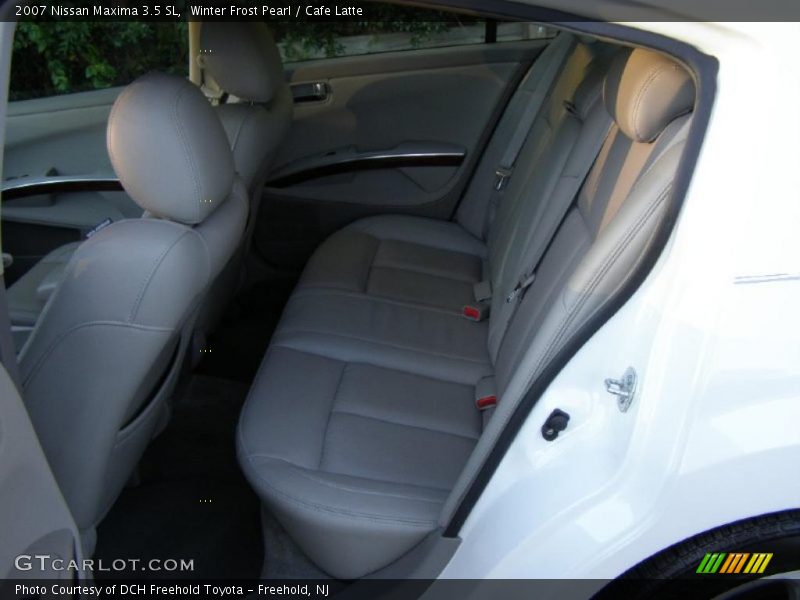Winter Frost Pearl / Cafe Latte 2007 Nissan Maxima 3.5 SL