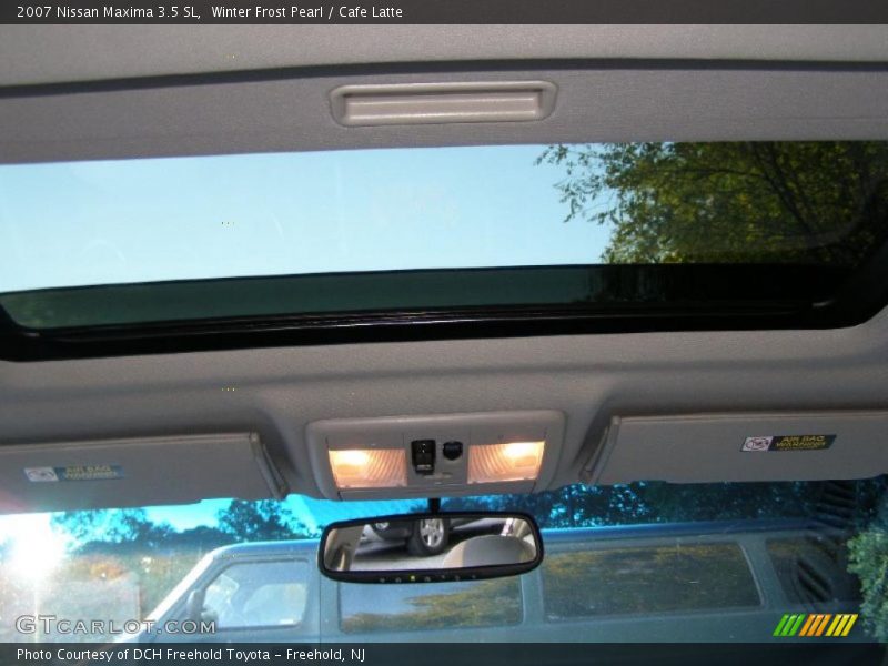 Winter Frost Pearl / Cafe Latte 2007 Nissan Maxima 3.5 SL