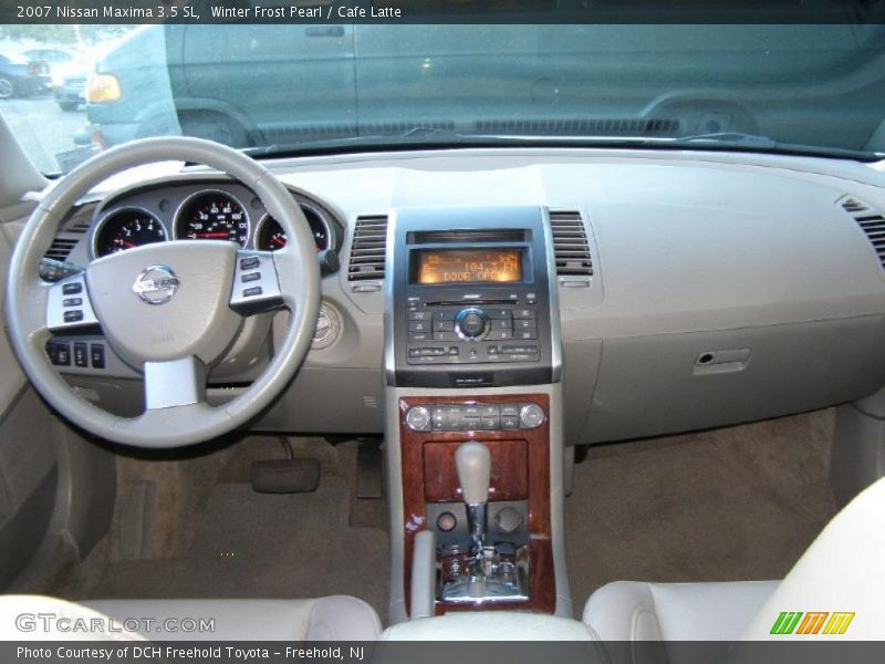 Winter Frost Pearl / Cafe Latte 2007 Nissan Maxima 3.5 SL