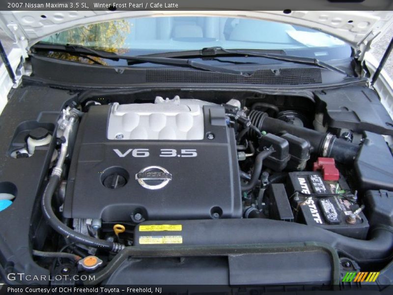 Winter Frost Pearl / Cafe Latte 2007 Nissan Maxima 3.5 SL